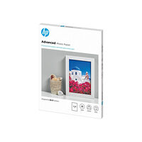 Hewlett-Packard HP Advanced Glossy Photo Paper - fotopapper - blank - 25 ark - 130 x 180 mm