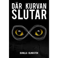 Gunilla Glingsten Där kurvan slutar (bok, danskt band)