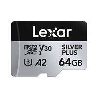 LEXAR Lexar microSDXC Silver Plus 1066x UHS-I/U3/A2/4K R205/W100 (V30) 64GB