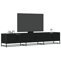 vidaXL Tv-bänk svart 210x35x41 cm konstruerat trä