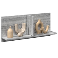 vidaXL Väggskåp 70x16,5x30 cm grå sonoma konstruerat trä