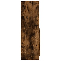 vidaXL Högskåp rökfärgad ek 63x33x100 cm konstruerat trä