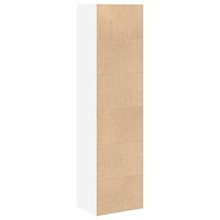 vidaXL Bokhylla vit 40x30x152 cm konstruerat trä
