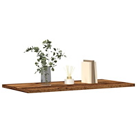 vidaXL Vägghyllor 4 st åldrat trä 60x30x1,5 cm konstruerat trä