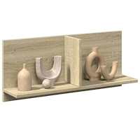vidaXL Väggskåp 70x16,5x30 cm sonoma-ek konstruerat trä