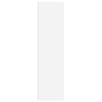 vidaXL Bokhylla vit 40x30x114 cm konstruerat trä