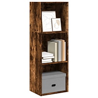 vidaXL Bokhylla rökfärgad ek 40x30x114 cm konstruerat trä