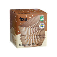 Fixa Bullform Natur/brun 150 st