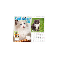 Livsenergi Kattkalender 2025 (bok, spiral)