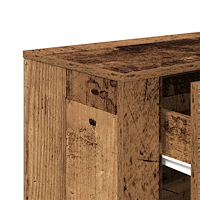 vidaXL Skänk åldrat trä 80x33x70 cm konstruerat trä