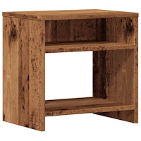 vidaXL Sängbord 2 st åldrat trä 40x30x40 cm konstruerat trä
