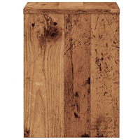 vidaXL Sängbord 2 st åldrat trä 40x30x40 cm konstruerat trä
