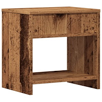 vidaXL Sängbord 2 st åldrat trä 40x30x40 cm konstruerat trä