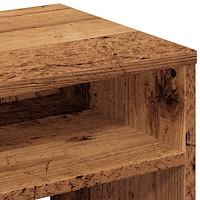vidaXL Sängbord 2 st åldrat trä 40x30x40 cm konstruerat trä