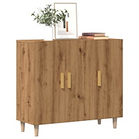 vidaXL Skänk artisan ek 90x34x80 cm konstruerat trä