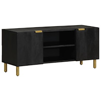 vidaXL Tv-bänk svart 105x33x46 cm konstruerat trä