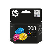 Hewlett-Packard HP 308 - gul, cyan, magenta - original - bläckpatron