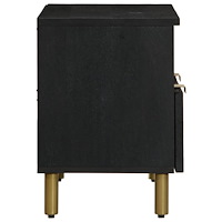 vidaXL Tv-bänk svart 70x33x46 cm konstruerat trä