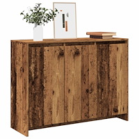 vidaXL Skänk åldrat trä 102x33x75 cm konstruerat trä