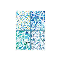 Anness publishing Set of Four Magnetic Notepads: Blue Abstract (häftad, eng)