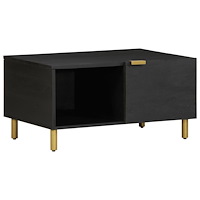 vidaXL Soffbord svart 80x50x40 cm konstruerat trä