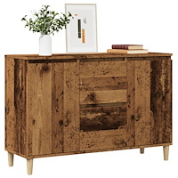 vidaXL Skänk åldrat trä 102x35x70 cm konstruerat trä