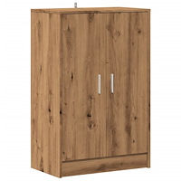vidaXL Skoskåp artisan ek 60x35x92 cm konstruerat trä