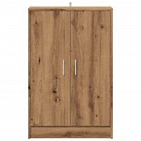 vidaXL Skoskåp artisan ek 60x35x92 cm konstruerat trä