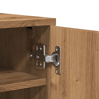 vidaXL Skoskåp artisan ek 60x35x92 cm konstruerat trä