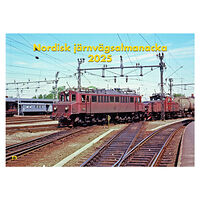 Trafik-Nostalgiska Förlaget Nordisk Järnvägsalmanacka 2025 (bok)