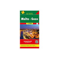 Freytag-Berndt Malta - Gozo, Destination of Considerable Interest Road Map 1:30 000