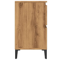 vidaXL Tvättställsskåp artisan ek 80x33x60 cm konstruerat trä