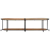 vidaXL Tv-bänk 160x42x40 cm massiv akaciaträ