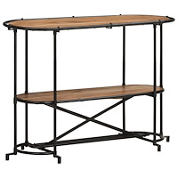 vidaXL Konsolbord 110x42x76 cm massivt akaciaträ