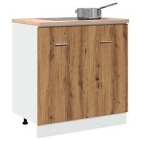 vidaXL Underskåp för diskho “Lyon” artisan ek 80x46x81,5 cm