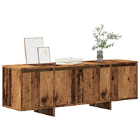 vidaXL Tv-bänk åldrat trä 120x30x40,5 cm konstruerat trä