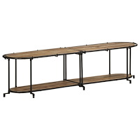 vidaXL Tv-bänk 160x42x40 cm massivt grovt mangoträ