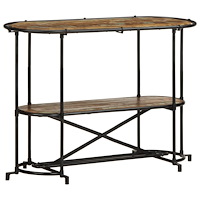 vidaXL Konsolbord 110x42x76 cm massivt återvunnet trä