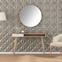 vidaXL Väggpaneler 24 st beton 50x50 cm XPS 6 m² origami