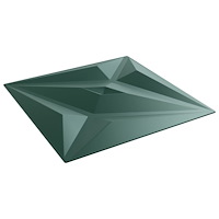 vidaXL Väggpaneler 24 st grön 50x50 cm XPS 6 m² stjärna