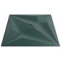 vidaXL Väggpaneler 24 st grön 50x50 cm XPS 6 m² stjärna