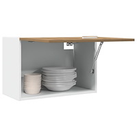 vidaXL Väggskåp “Lyon” artisan ek 60x31x40 cm konstruerat trä