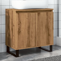 vidaXL Badrumsskåp artisan ek 58x33x60 cm konstruerat trä