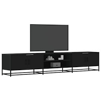 vidaXL Tv-bänk svart 210x35x41 cm konstruerat trä