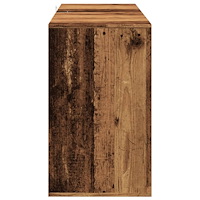 vidaXL Skänk gammalt trä 135x41x75 cm konstruerat trä