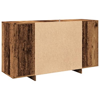vidaXL Skänk gammalt trä 135x41x75 cm konstruerat trä