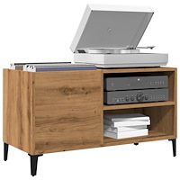 vidaXL Stereobänk artisan ek 84,5x38x48 cm konstruerat trä