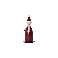 STAR TRADING Elljusstake Tomte 1 ljus trä