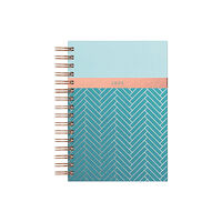 Tangible Stationery Company Matilda Myres Teal Page-a-Day A5 Diary 2025 (häftad, eng)