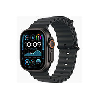 Apple Apple Watch Ultra 2 - svart titan - smart klocka med Ocean-band - svart - 64 GB